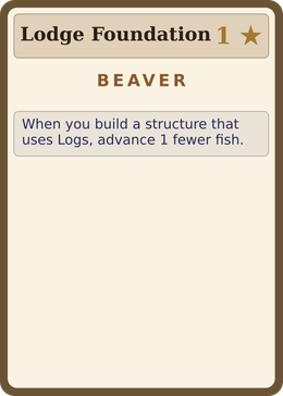 A species starter card
